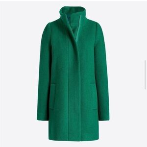 JCrew Factory City Coat in Emerald